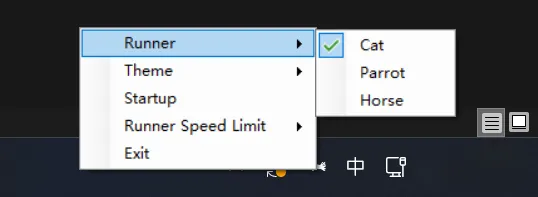 RunCat for windows：让系统监控工具变成一只会奔跑的小猫